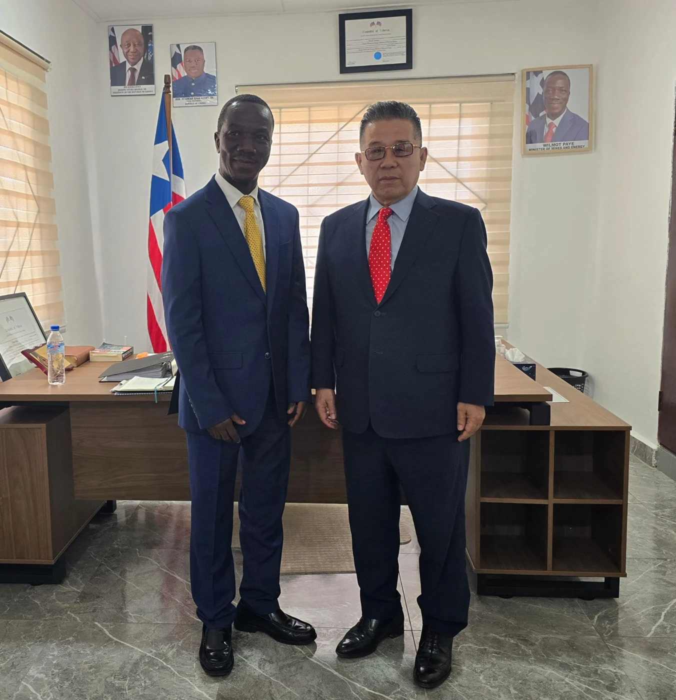 AKEDA engagement with Liberia’s Deputy Minister of Mines and Energy, Monrovia, 2024.